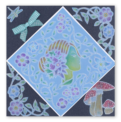 Fleur Cameo A6 Square Groovi Plate