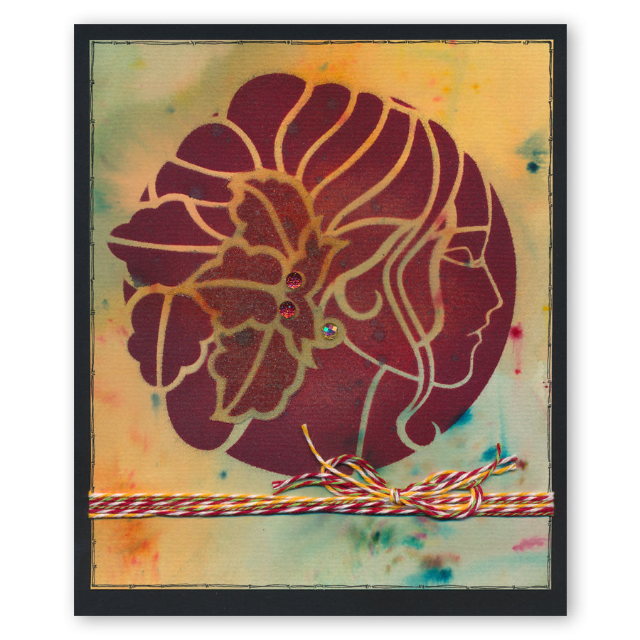 Cameo Ladies 7" x 7" Stencil Collection