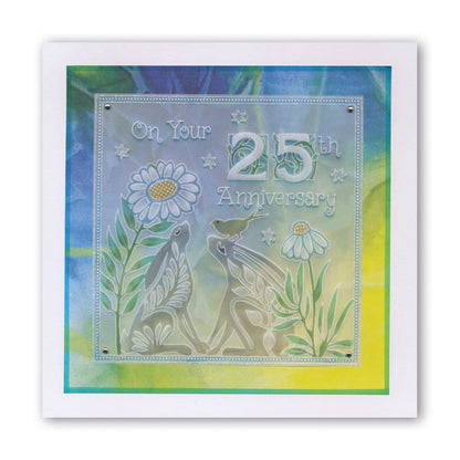 Small Celtic Illuminated Numbers Groovi Spacer Plate for A5 Plate Mate