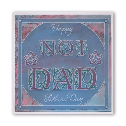 Small Celtic Illuminated Numbers Groovi Spacer Plate for A5 Plate Mate