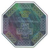 Celtic Alphabet, A4 Square Plate Mate & Sticker Tabs Groovi Plate Set