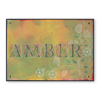 Large Celtic Illuminated Alphabet A4 Square Groovi Plate