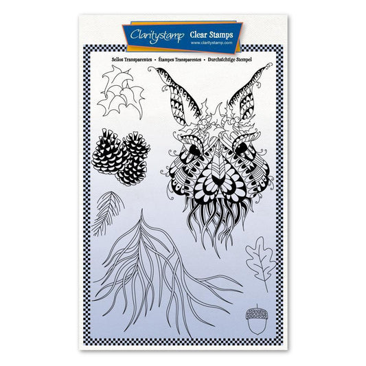 CLEARANCE Mythical Hare A5 Stamp & Mask Set