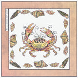 Cherry's Under the Sea - Crab A5 Square Stamp Set