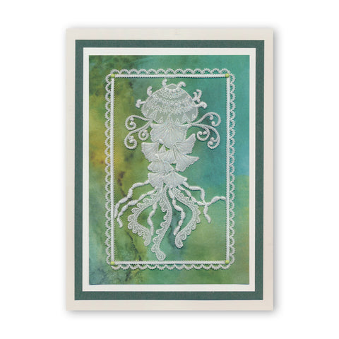 Cherry's Under the Sea - Jellyfish A5 Square Groovi Plate