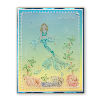 CLEARANCE Under the Sea - Crab A5 Square Groovi Plate