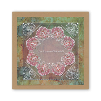 CLEARANCE Under the Sea - Jellyfish A5 Square Groovi Plate