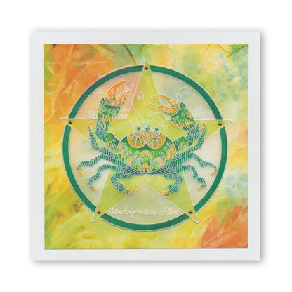 CLEARANCE Under the Sea - Crab A5 Square Groovi Plate