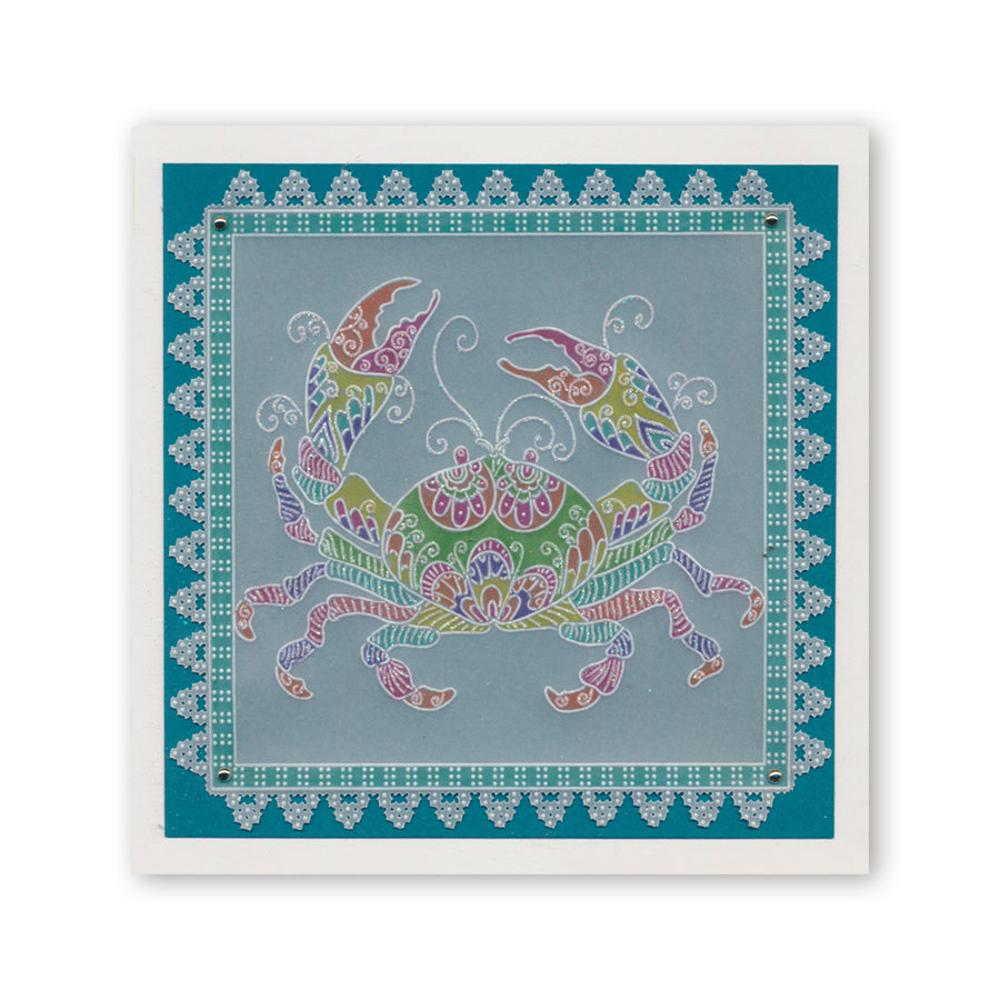 CLEARANCE Under the Sea - Crab A5 Square Groovi Plate