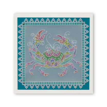 CLEARANCE Under the Sea - Crab A5 Square Groovi Plate