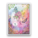 Cherry's Butterfly Montages A6 Stamp & Mask Trio