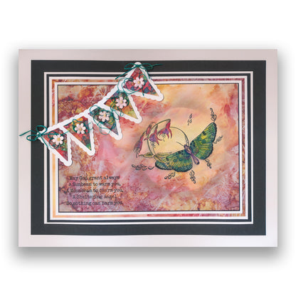 CLEARANCE After the Darkest Night A6 Square Stamp & Mask Set