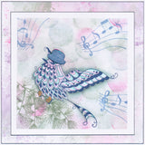 Cherry's Mythical Songbirds A5 Stamp & Mask Set