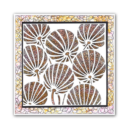 Chinese Lanterns 7" x 7" Stencil