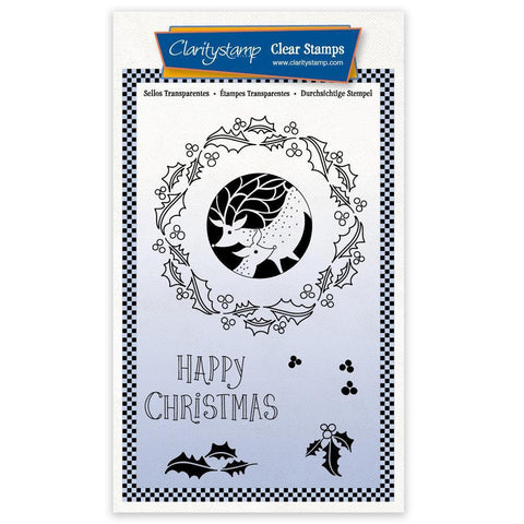 Christmas Rounds - Deer A6 Stamp Set