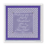 Traditional Christmas Message A6 Square Groovi Baby Plate