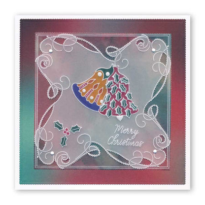 Bell Baubles A6 Square Groovi Baby Plate