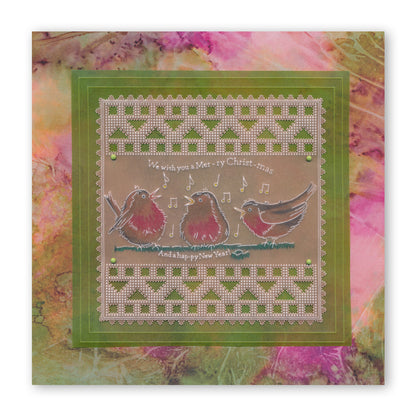 Christmas Carols Bundle A5 Square Groovi Plate Set