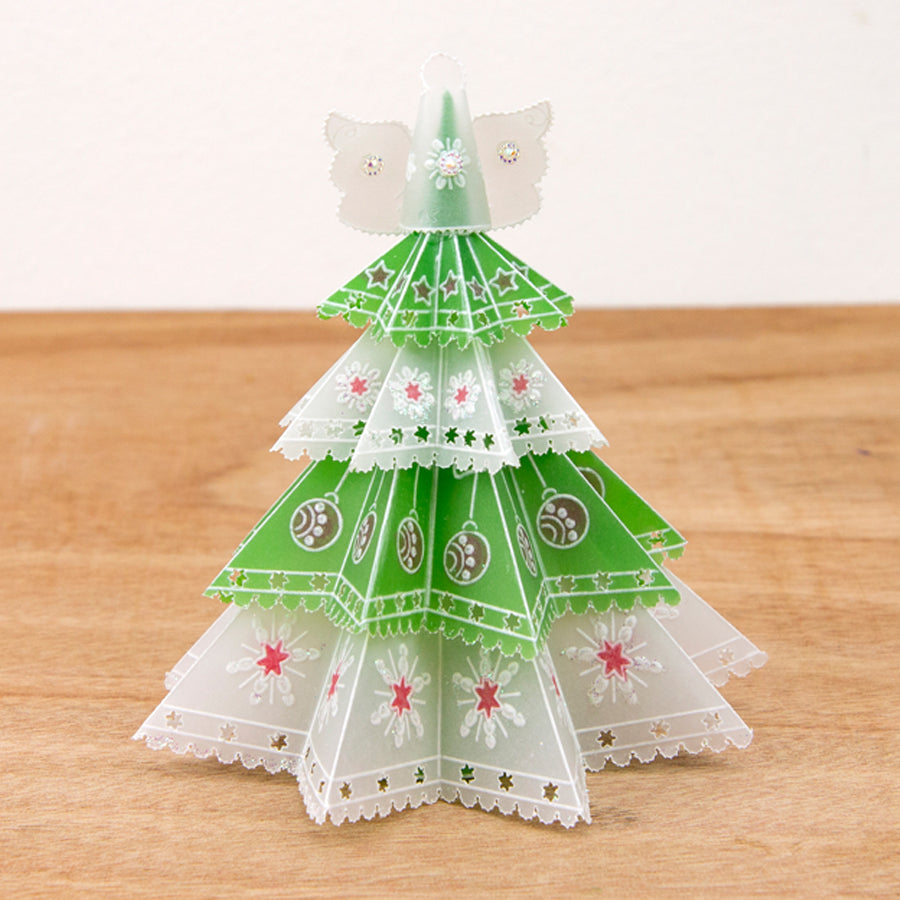 Christmas Tree A4 Groovi Tem-plate