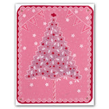Christmas Tree A5 Square Groovi Plate