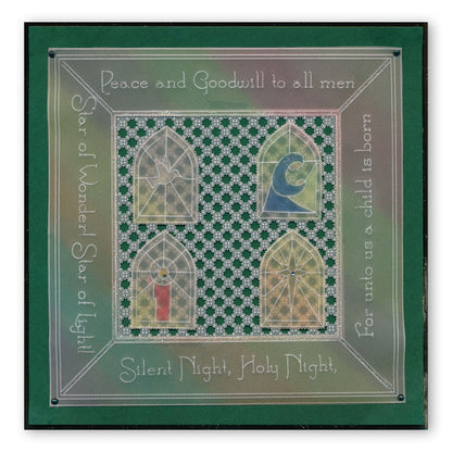 Candle Window A5 Square Groovi Plate