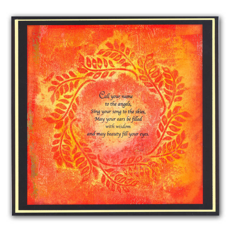 Christmas Wreaths 7" x 7" Stencil Collection