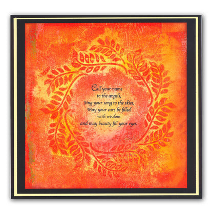 Christmas Wreaths 7" x 7" Stencil Collection