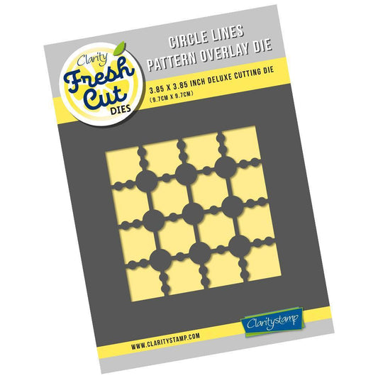 Circle Lines Pattern Overlay - Aperture Clarity Fresh Cut Die