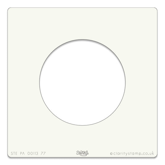 Circle Frame 7" x 7" Stencil