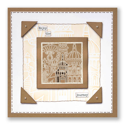 CLEARANCE City of Paris - Three Way Overlay A4 Slim Stamp Set