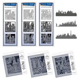 City Skylines - Three Way Overlay Stamp, Mask, & Stencil Collection