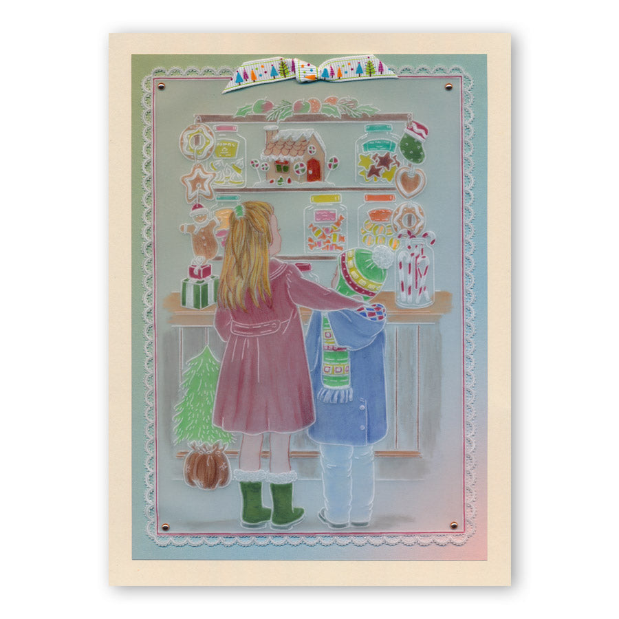 Jayne's Sweet Shop A5 Groovi Plate