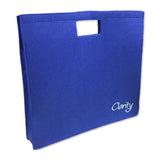 Clarity Felt Portfolio Bag - Dark Blue