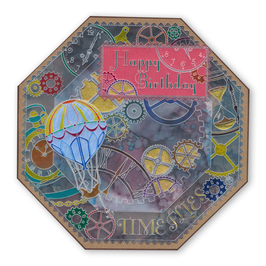 Cogs A5 Square Groovi Plate