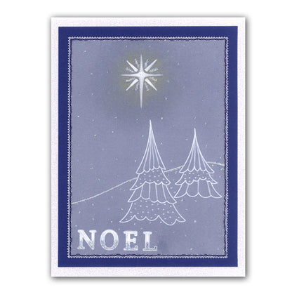 Country Cottage & Winter Landscape A5 Square Groovi Plate Set