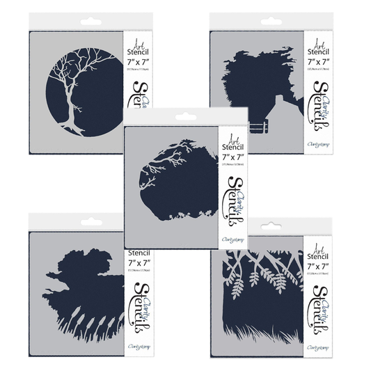 Countryside Aperture 7" x 7" Stencil Collection
