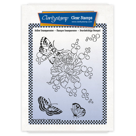 Cherry's Create Art in Colour Montage A6 Stamp & Mask Set