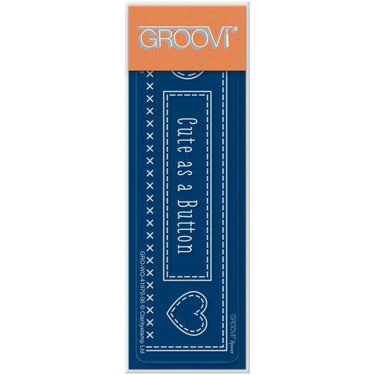 Barbara's SHAC Cute as a Button Groovi Spacer Plate (for A6)