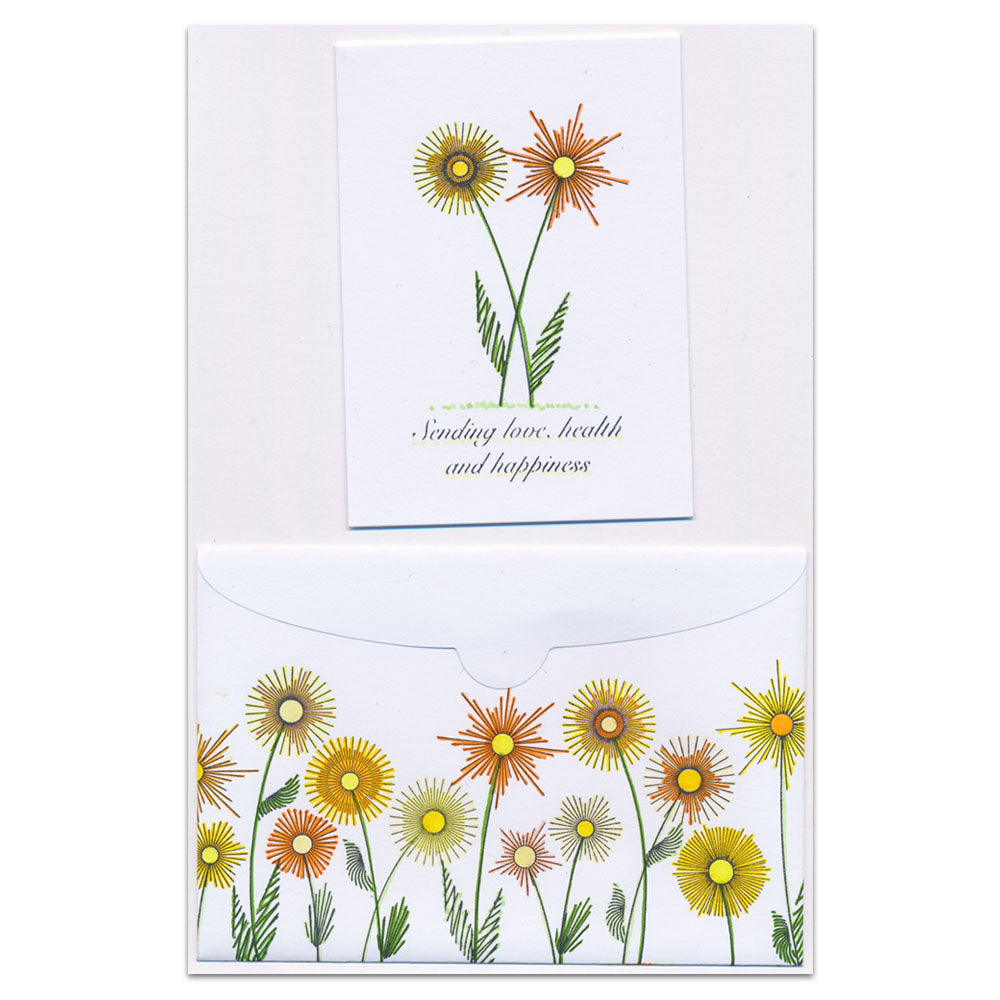 Kiss by Clarity - Build-a-Scene Star Flowers A6 Stamp Set