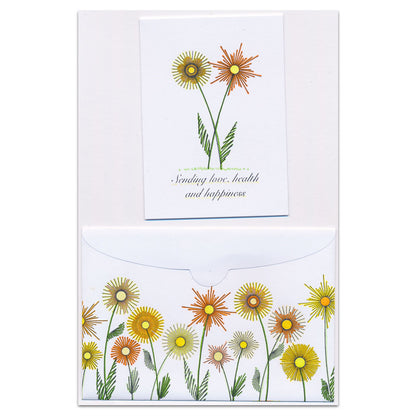 Kiss by Clarity - Build-a-Scene Star Flowers A6 Stamp Set