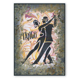 Tango Dancers A5 Stencil