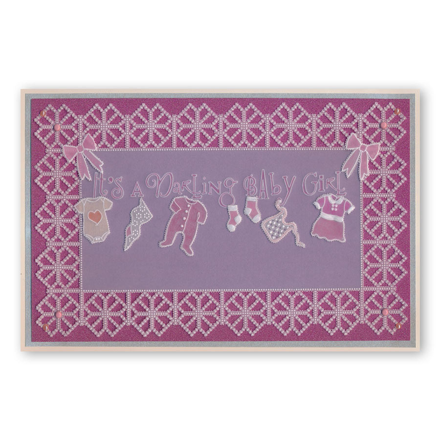 My Art Word Chain & Arrows Groovi Border Plate