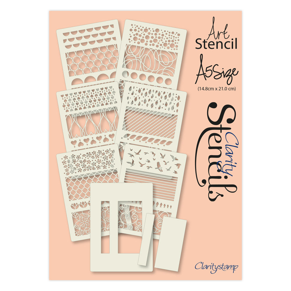 Decorative Panels A5 Stencil Collection