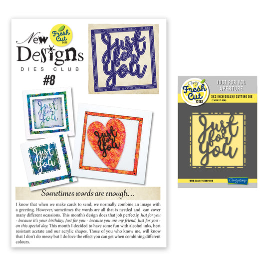 New Design Dies Back Issue - 08 - Just for You