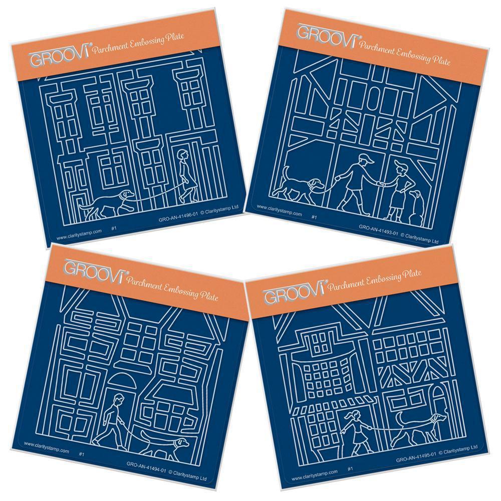 Best Friends A6 Square Groovi Plate Collection