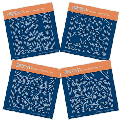 Best Friends A6 Square Groovi Plate Collection