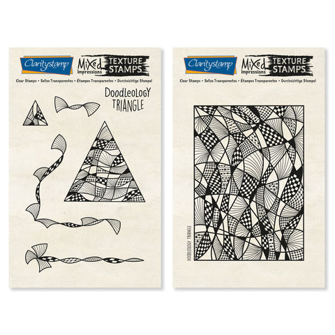Doodleology Triangle - Mixed Impressions A5 Stamp Set