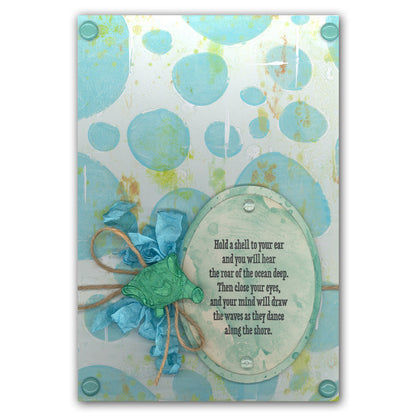 Double Bubble 7" x 7" Stencil