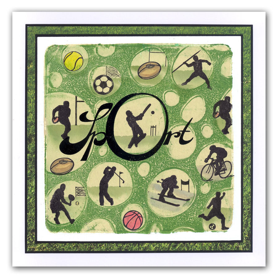 Double Bubble 9" x 11" Stencil