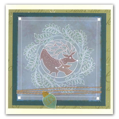 Christmas Rounds Collection A5 Square Groovi Plate Set